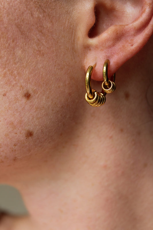 Bali - Boucles d'oreilles - Acier inoxydable