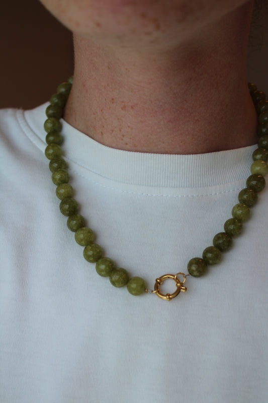 Samira - Collier - Pierre naturelle - Acier inoxydable