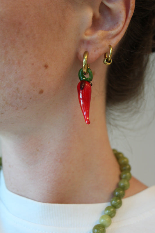 Chili - Earrings - Stainless Steel