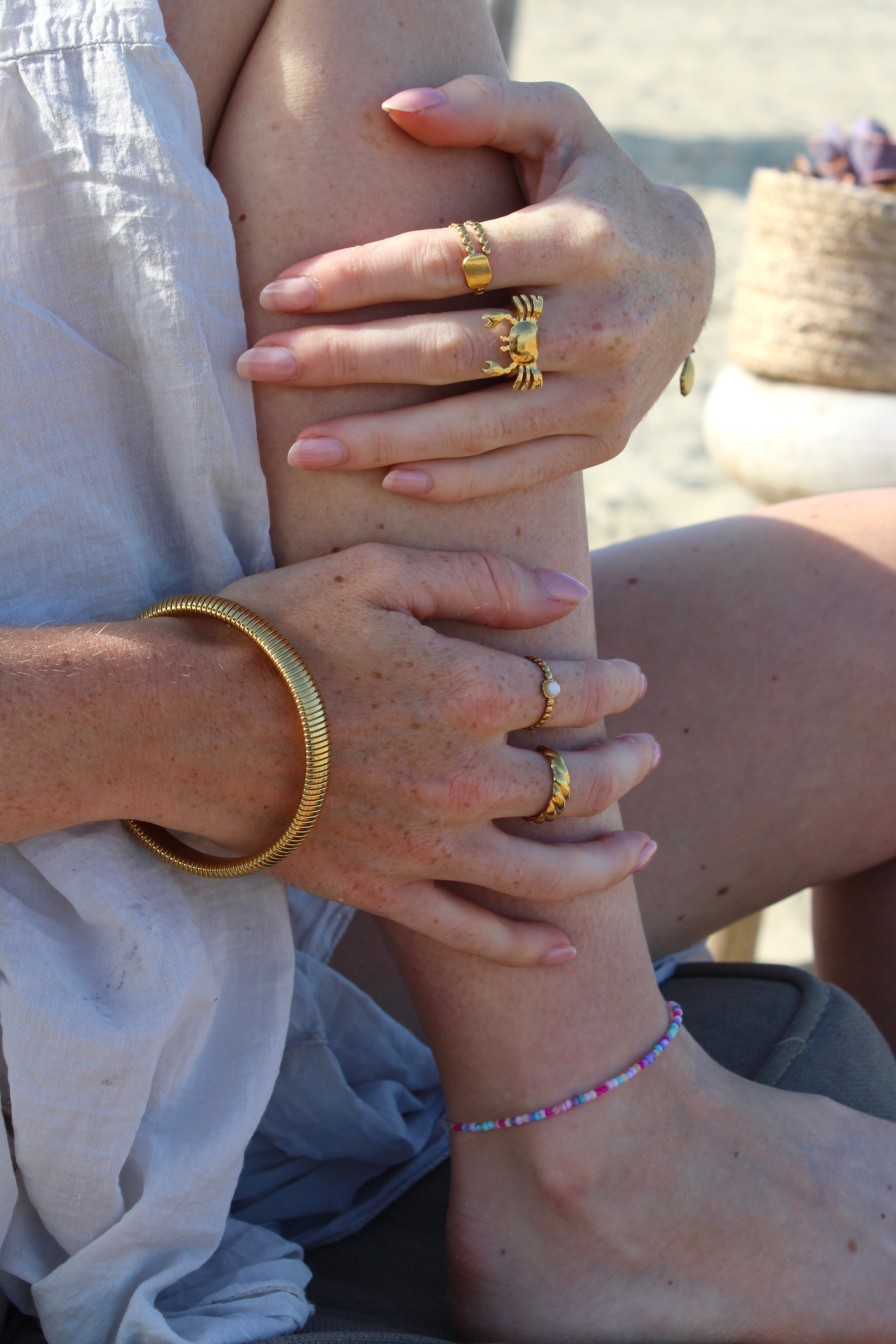 Jeanique - Bague - Acier inoxydable
