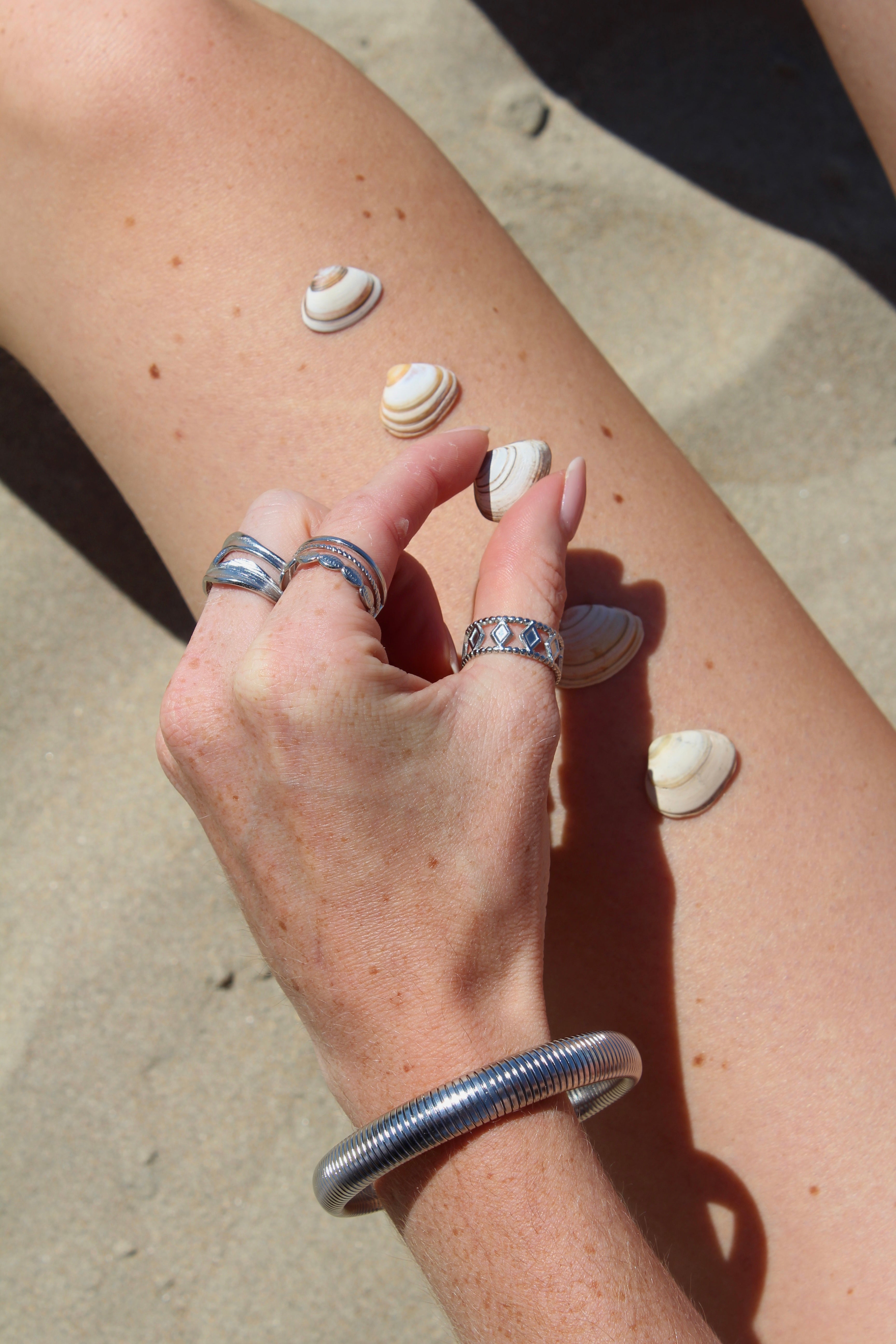 Triangle - Ring - Stainless Steel - Adjustable