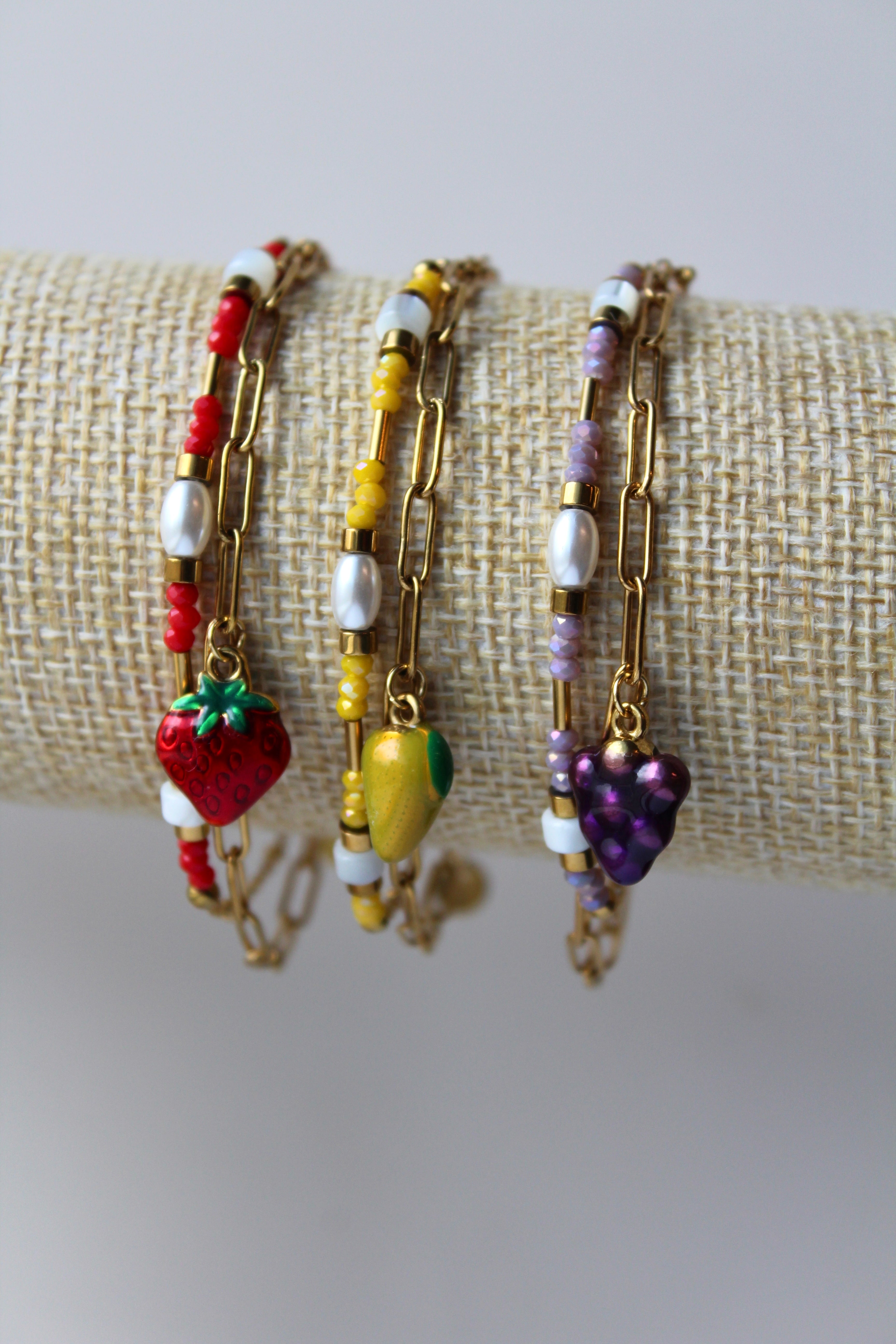 Fruity Grape - Bracelet - Acier inoxydable