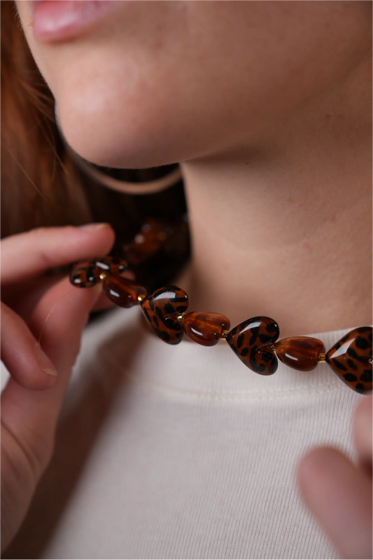 Panther heart - Collier - Acier inoxydable