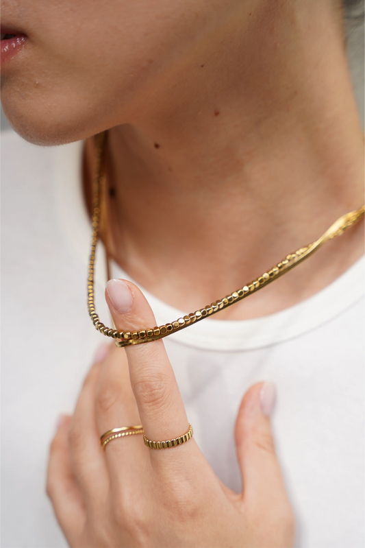 Round Circle - Collier - Acier inoxydable