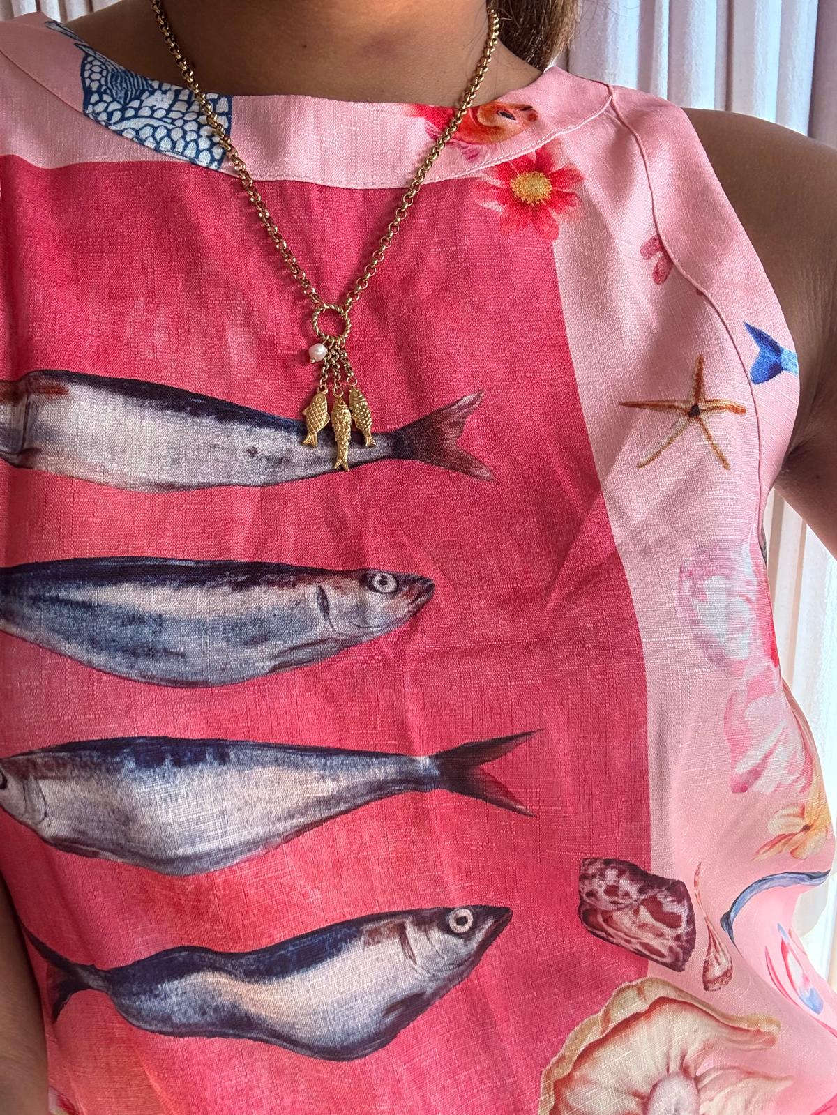 Poisson - Collier - Acier inoxydable