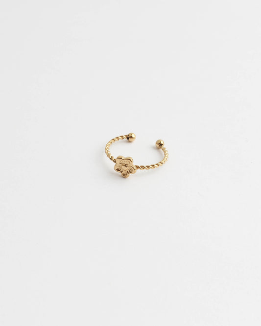 Daisy Twist - Anneau - Acier inoxydable - Ajustable