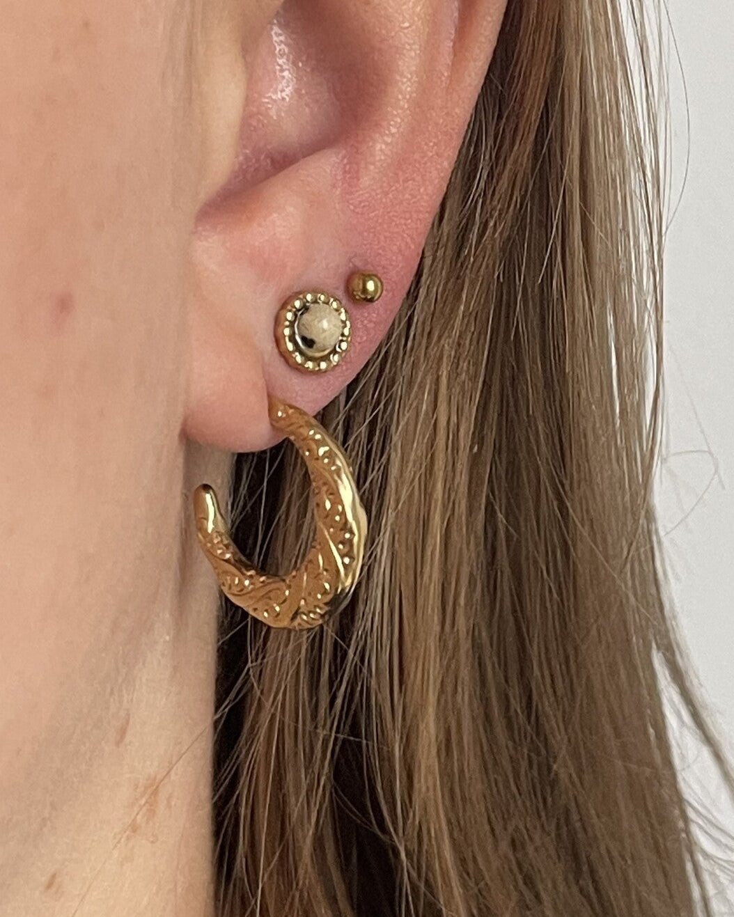 Leyla - Boucles d'oreilles - Acier inoxydable