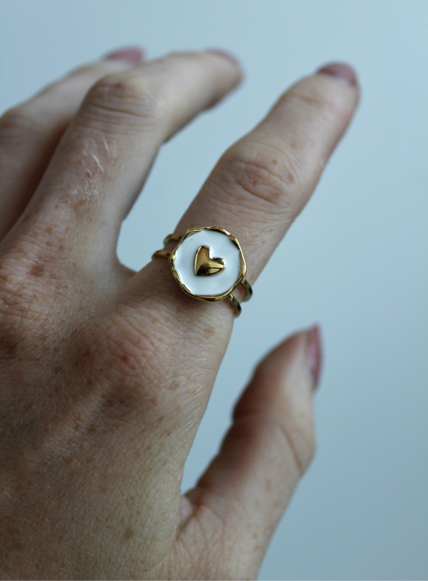 Amour - Bague - Acier inoxydable