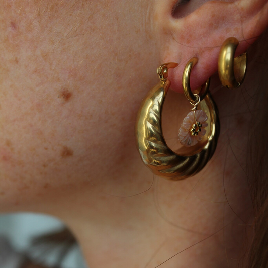 Tess - Boucles d'oreilles - Acier inoxydable