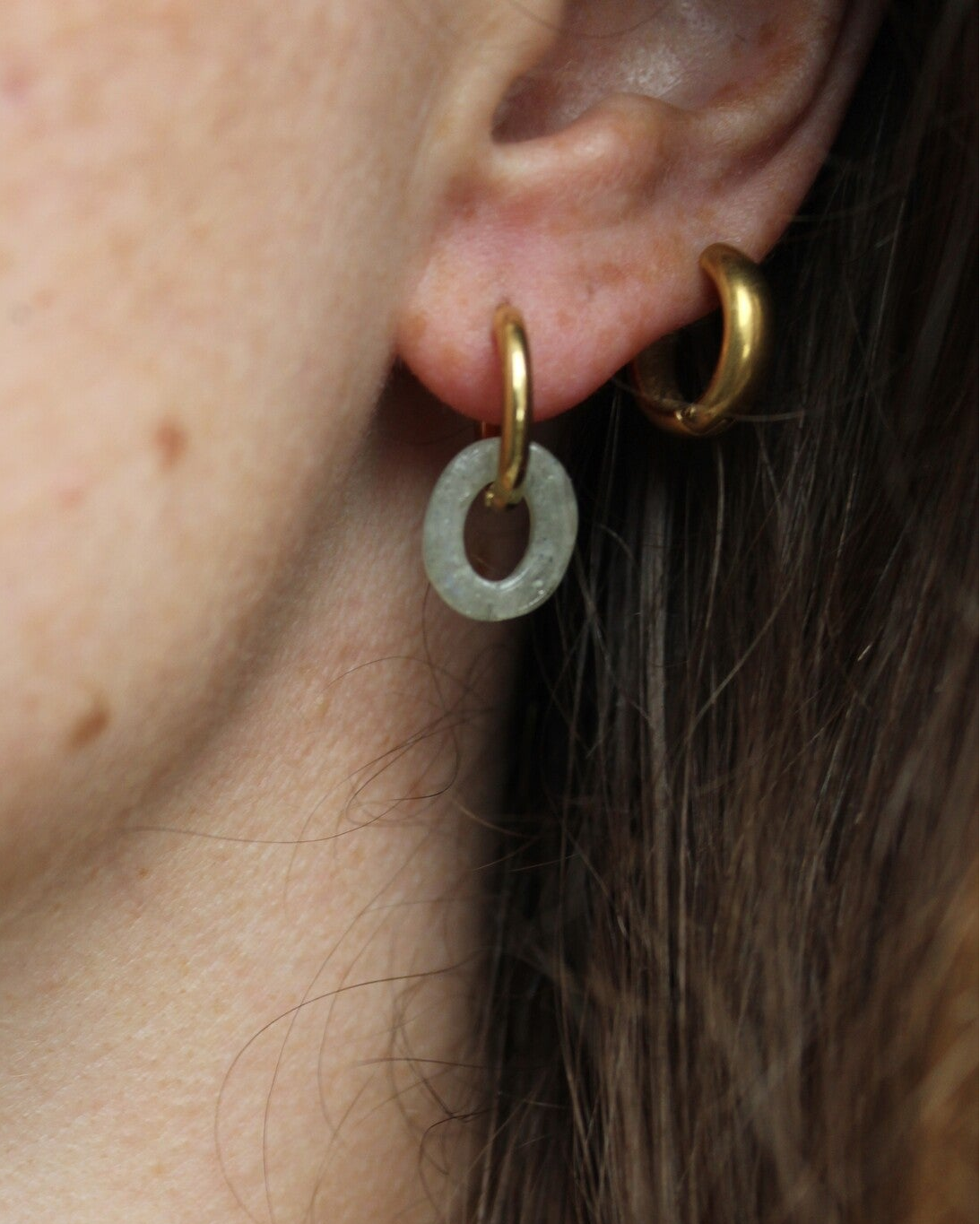 Yela - Earrings - Natural Stone - Stainless Steel