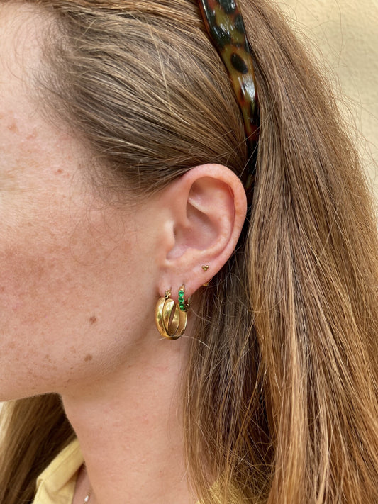 Strass stone - Boucles d'oreilles - Acier inoxydable
