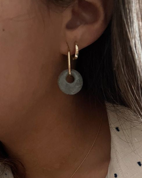 Tirza - Boucles d'oreilles - Pierre naturelle - Acier inoxydable