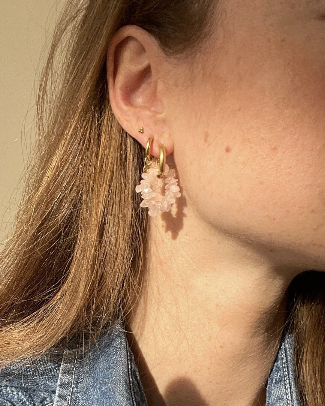 Nomi - Earrings - Natural stone - Stainless Steel