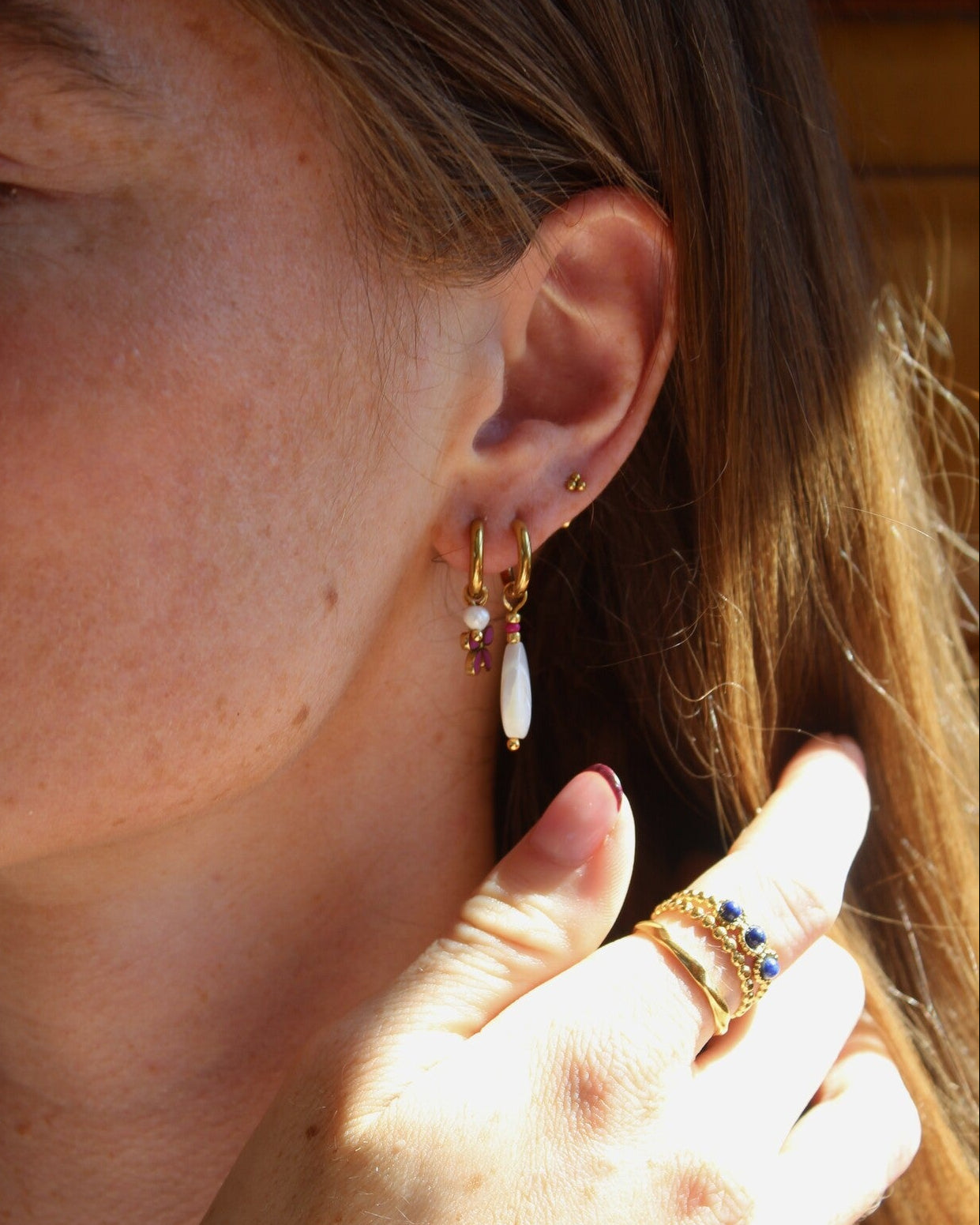 Sweet Shell - Boucles d'oreilles - Acier inoxydable