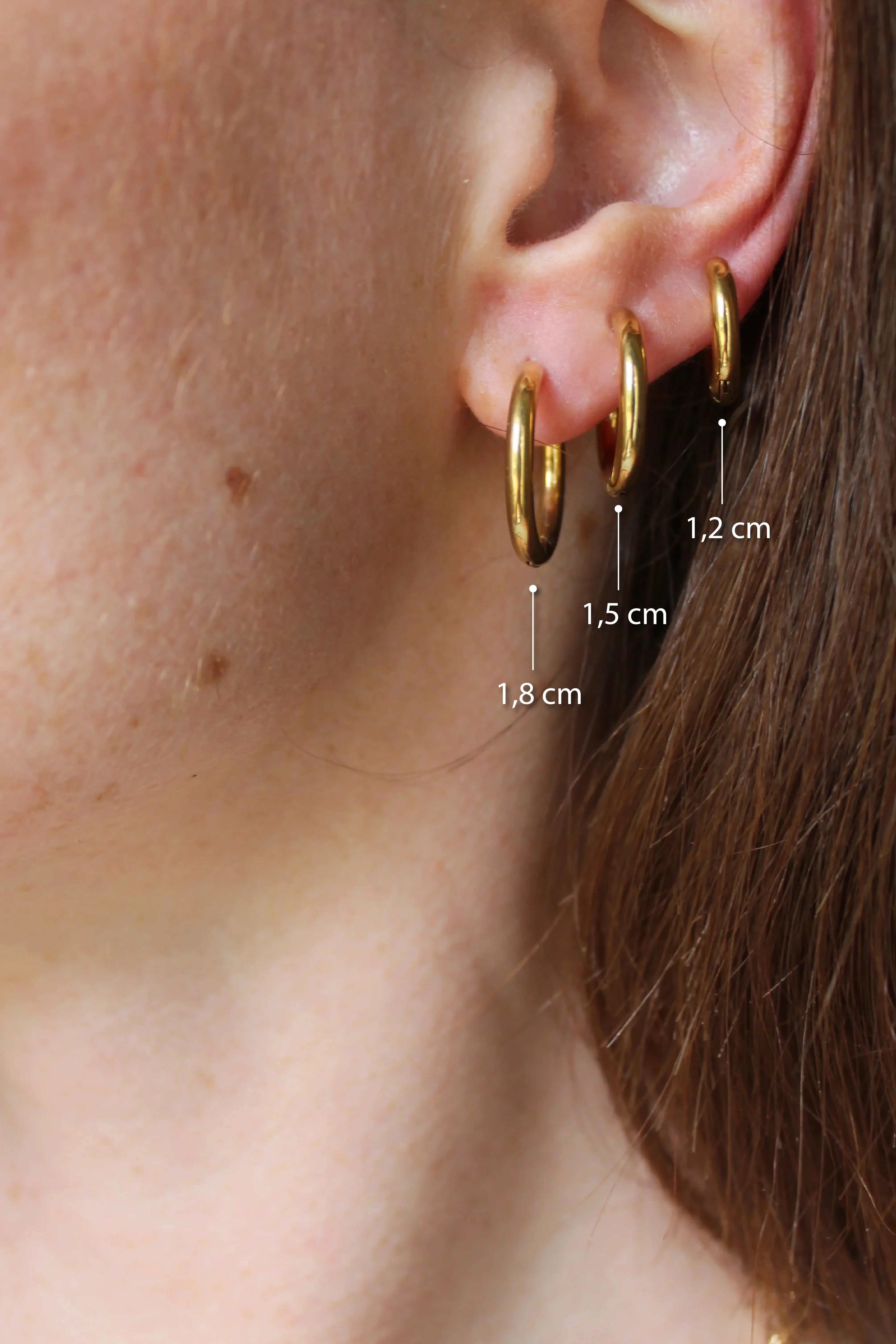Basic - Boucles d'oreilles - Clips - Acier inoxydable
