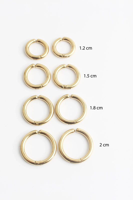 Basic - Boucles d'oreilles - Clips - Acier inoxydable