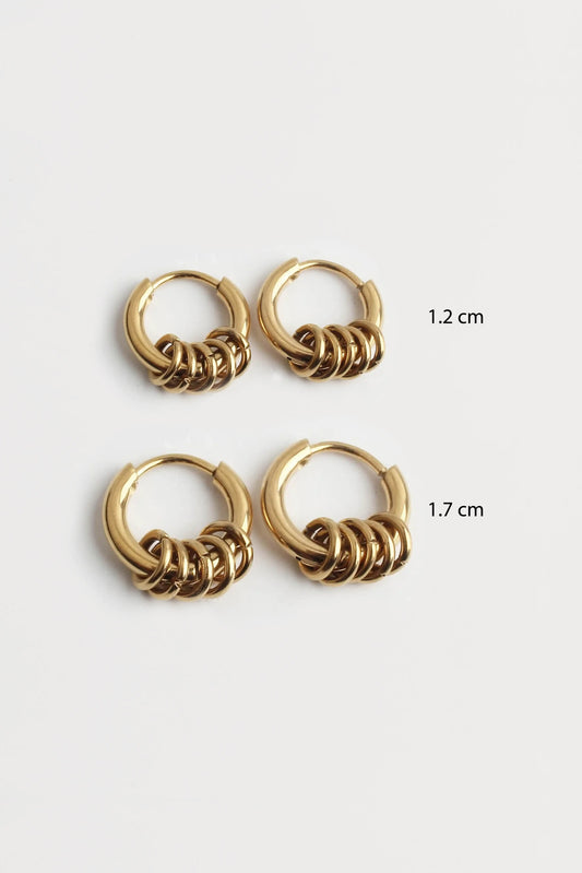 Bali - Boucles d'oreilles - Acier inoxydable