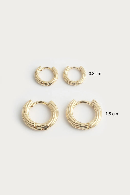 Stella - Boucles d'oreilles - Plaqué