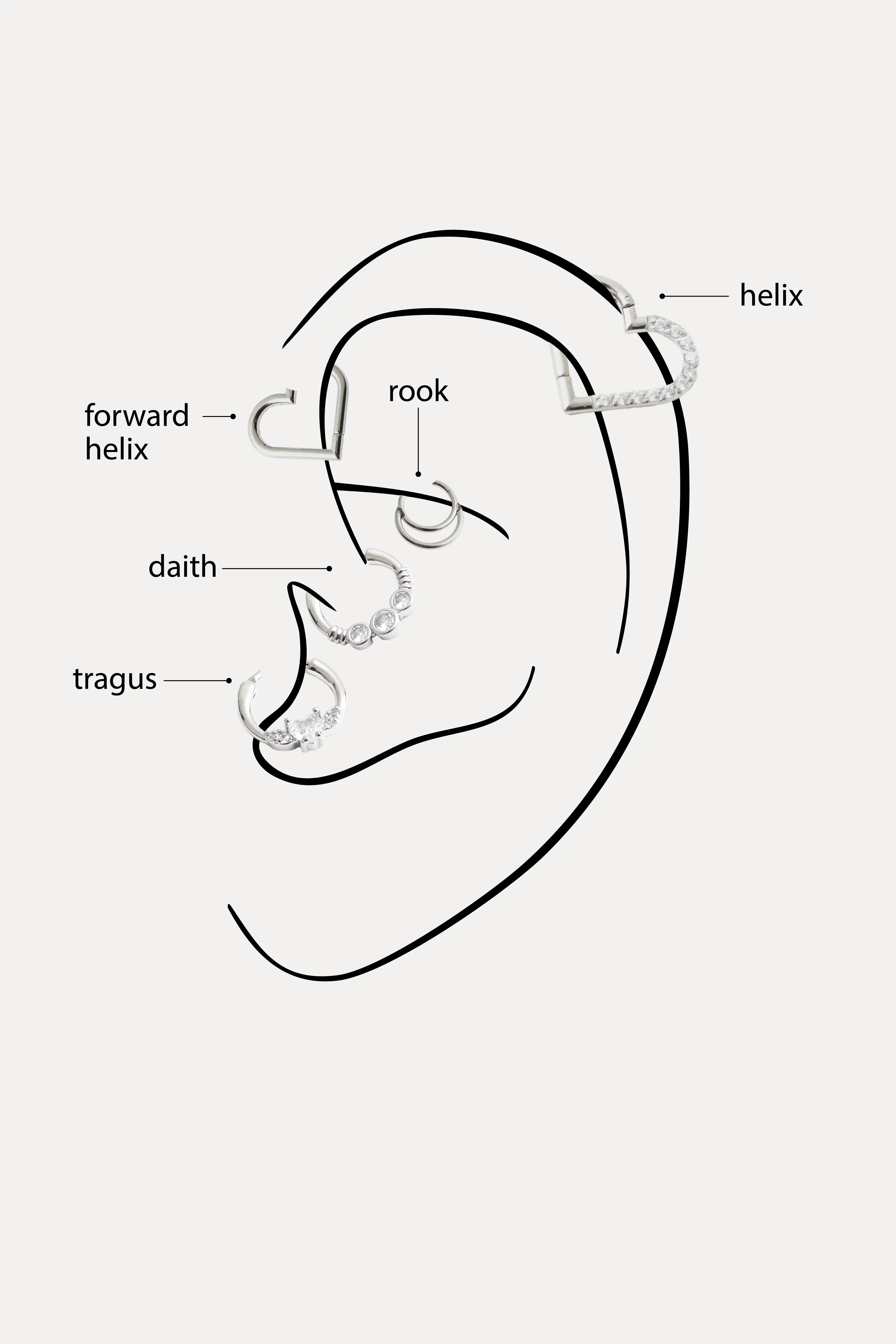 Indira - Piercing – Titanium