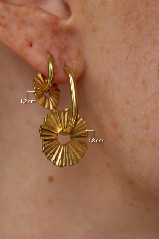 Loya - Boucles d'oreilles - Acier inoxydable