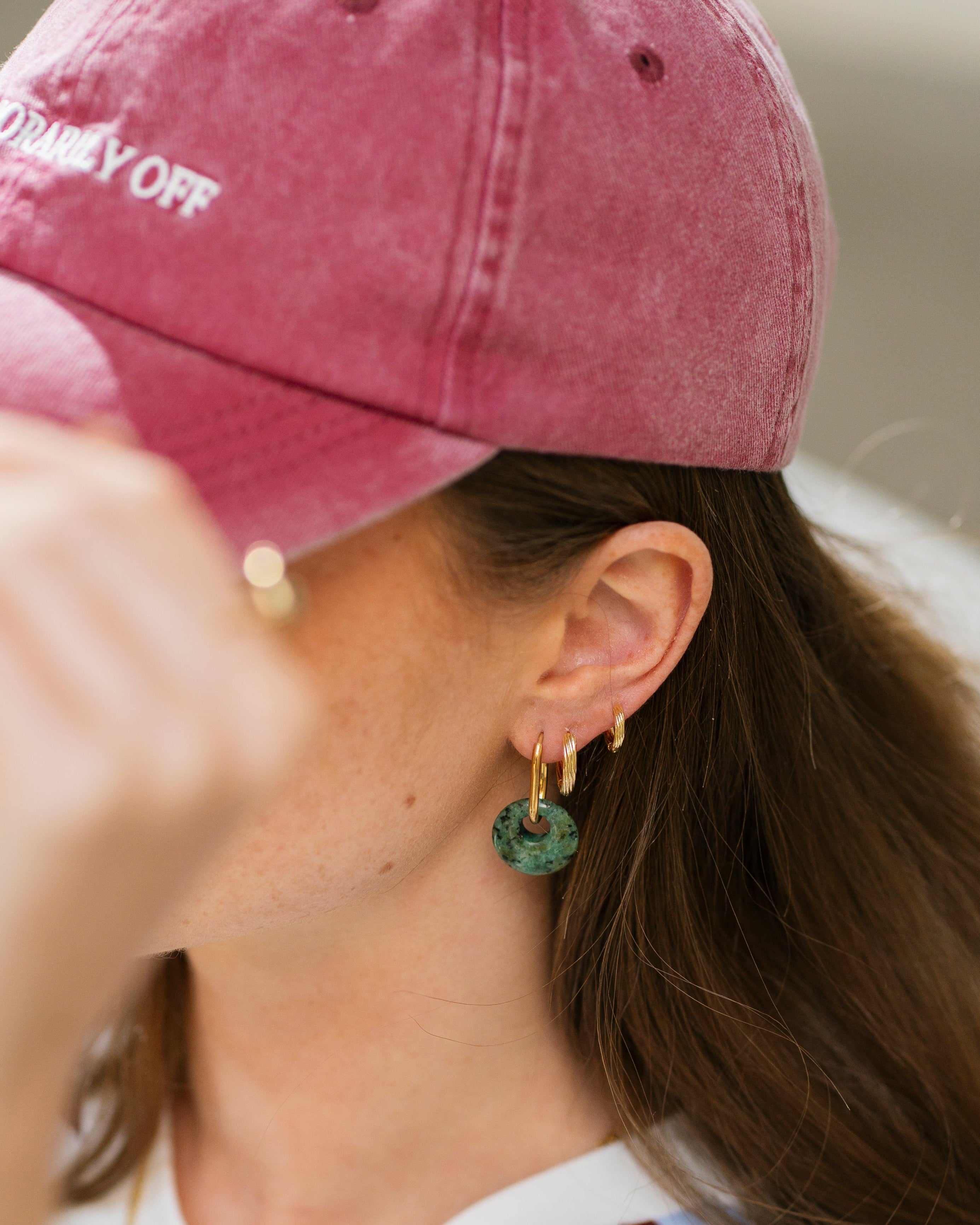 Tirza - Earrings - Natural Stone - Stainless Steel